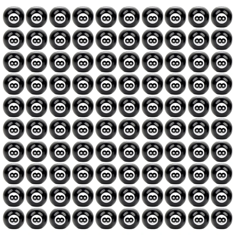 

50/100x Black Acrylic Beads Round Ball-Spacer Beads for DIY-Jewelry Bracelet Dropship