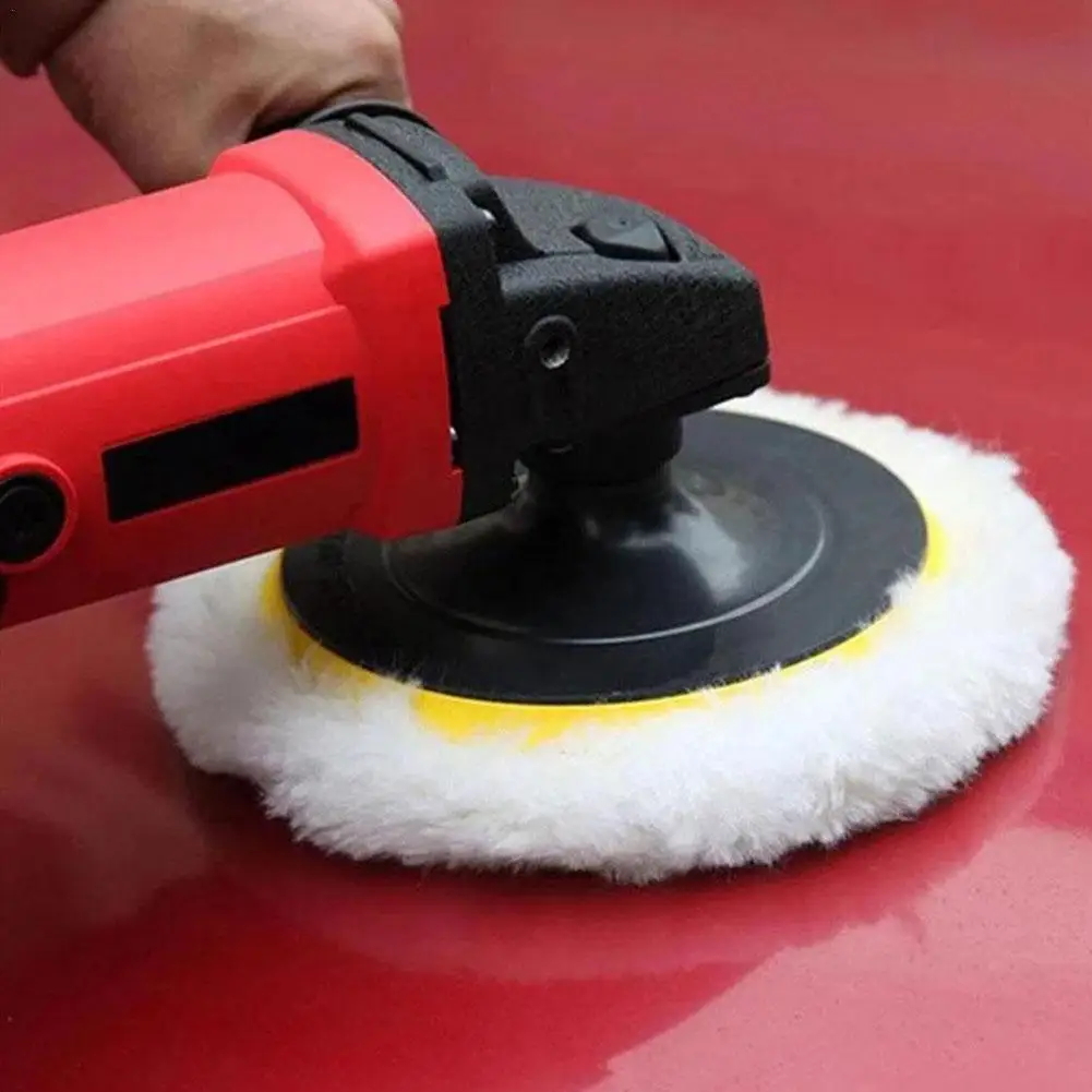 

5/6/7 Inch Polishing Kit Polishing Pad Car Waxing Sponge Disk Wool Wheel Auto Paint Care Polisher Pads Car Gadget