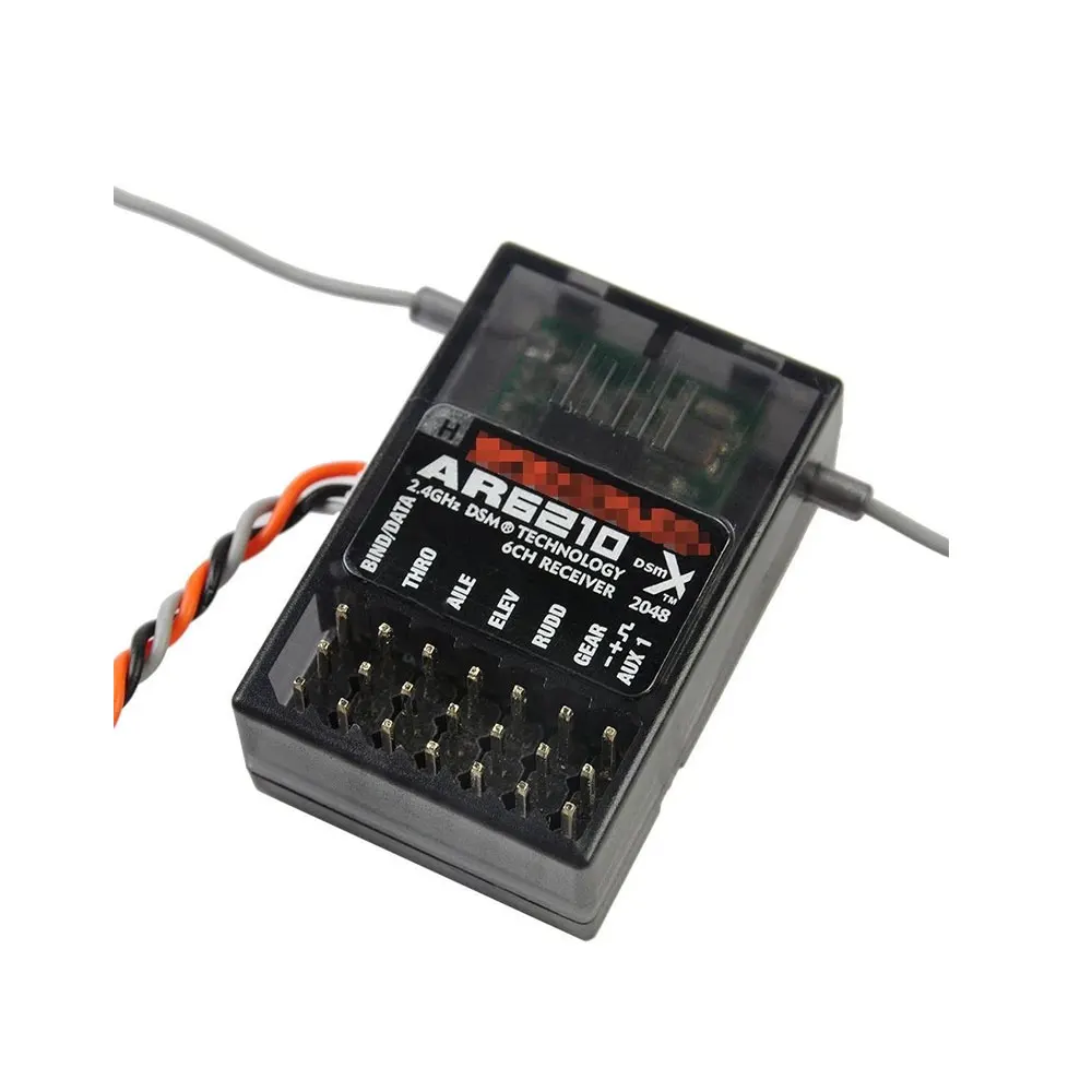 Радиоуправляемый приемник DSMX 6 CH AR6210 RX с поддержкой спутников для DSM2 SPEKTRUM DX6i DX7 DX8