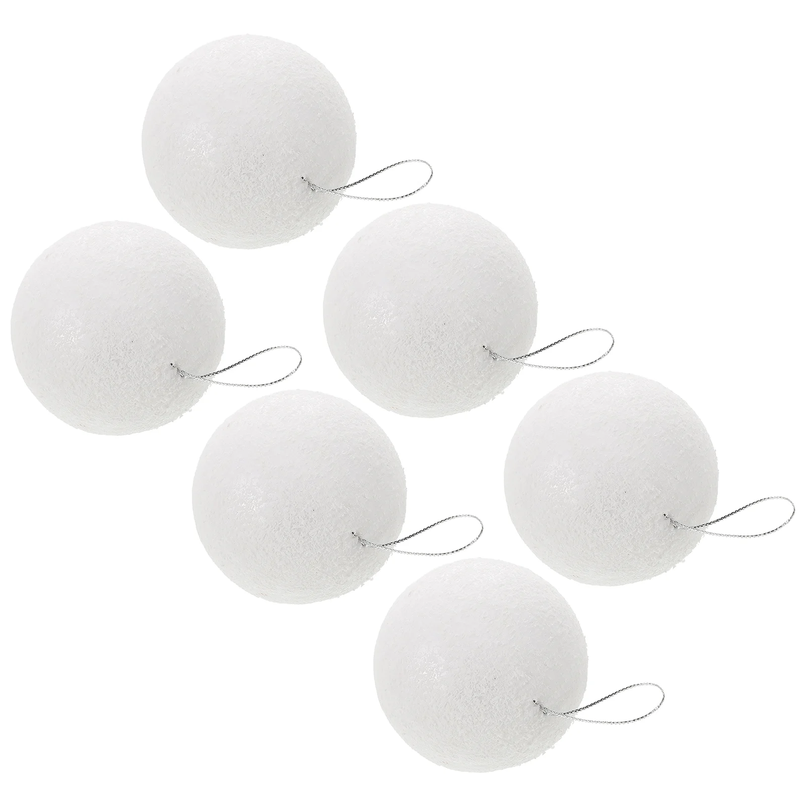 6 шт. моделирующие шары елочные украшения снежные мини-крафт снежный шар из