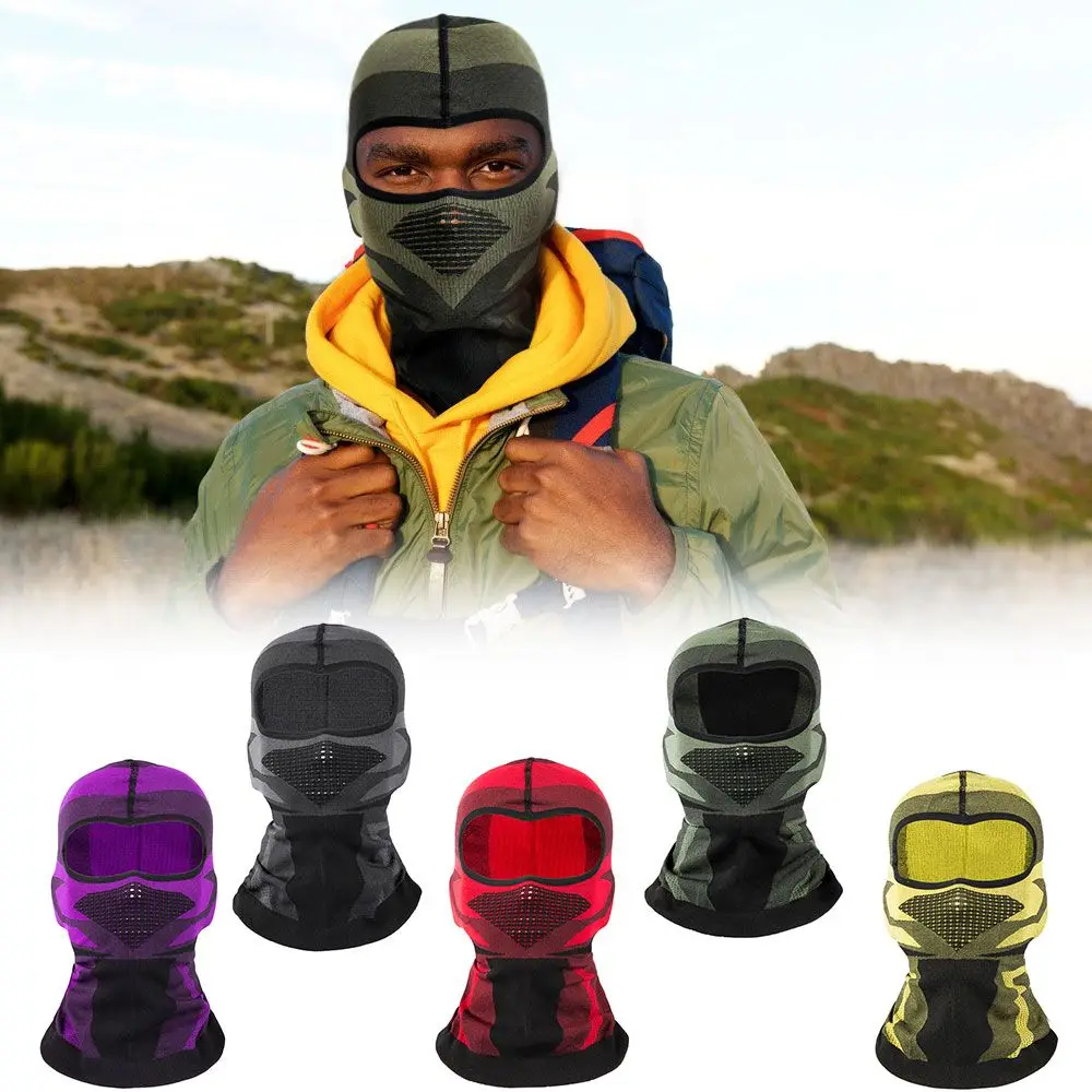 

Running Cycling Warm Hood Scarf Cap Windproof Neck Brace Balaclava Motorcycle Face Mask Helmet Liner