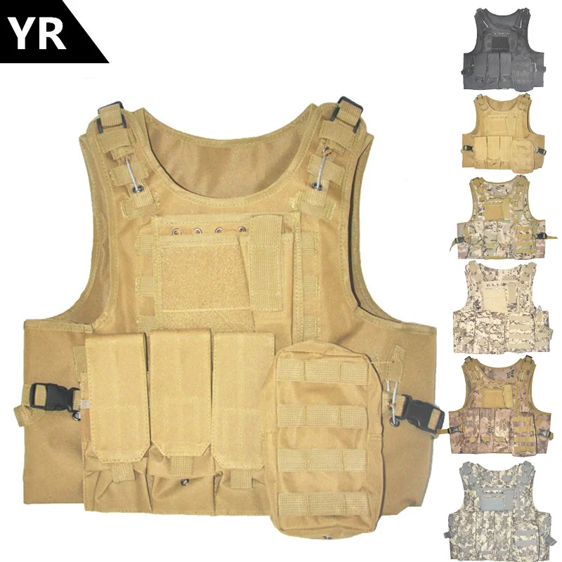 

Outdoor Tactical Jedi Survival Eating Chicken Cs Field Training Wearing Steel Wire Quick Dismantling Lightweight Amphibious Vest