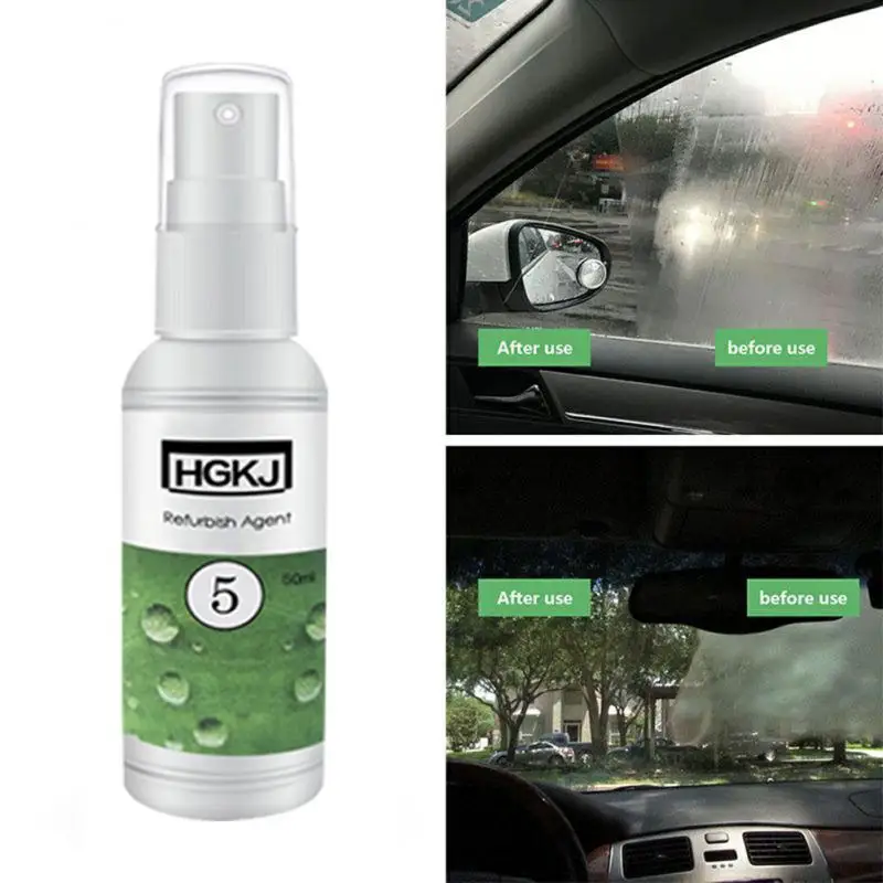 

1pc 50ml Car-styling Anti-fog Agent Waterproof Rainproof Anit-fog spray Car Windscreen Glass Accessries TSLM1