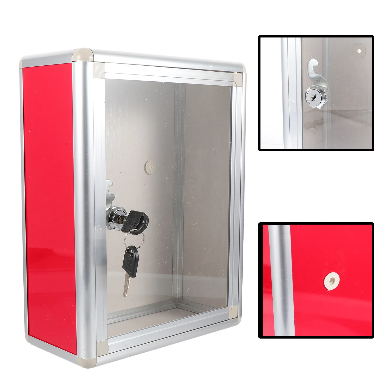 

Box Mail Letter Mailbox Donation Suggestion Clear Holder Storage Locking Deposit Comment Wall Ballot Hanging Key Drop Voting