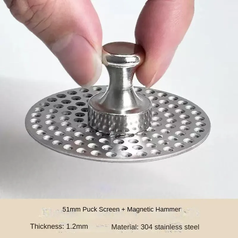 

Набор для снятия магнита, шайба для эспрессо, экран для 51/53/58 мм, многоразовый фильтр для кофе из нержавеющей стали, аксессуары для кофе 1,2 мм