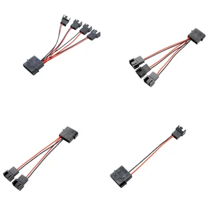 Cable Adaptor 4 Pin Molex To Small 4Pin Power Splitter Adapter Extension Cable for Hard disk Cooling Fan CDROM 12.5 Dropshipping