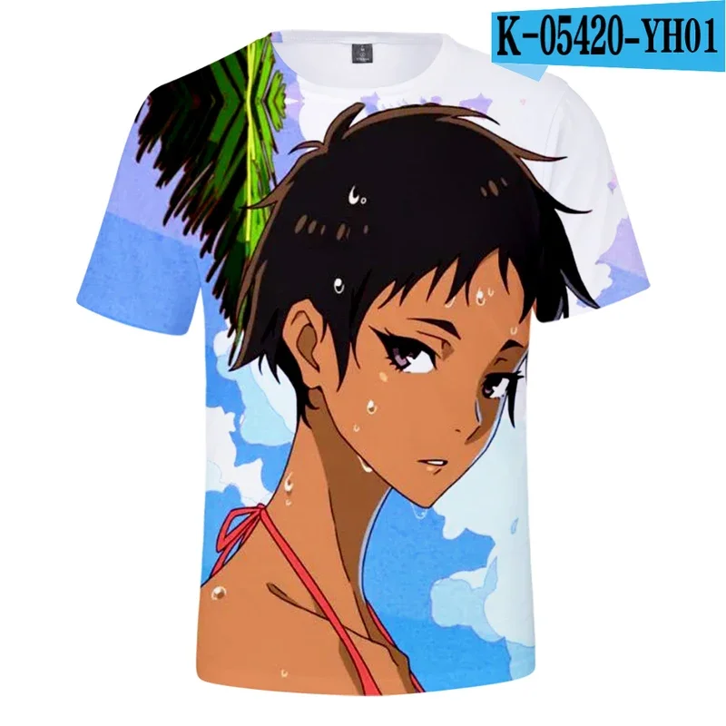 Футболка с 3D-принтом аниме Великий претендер уличная одежда Спортивная