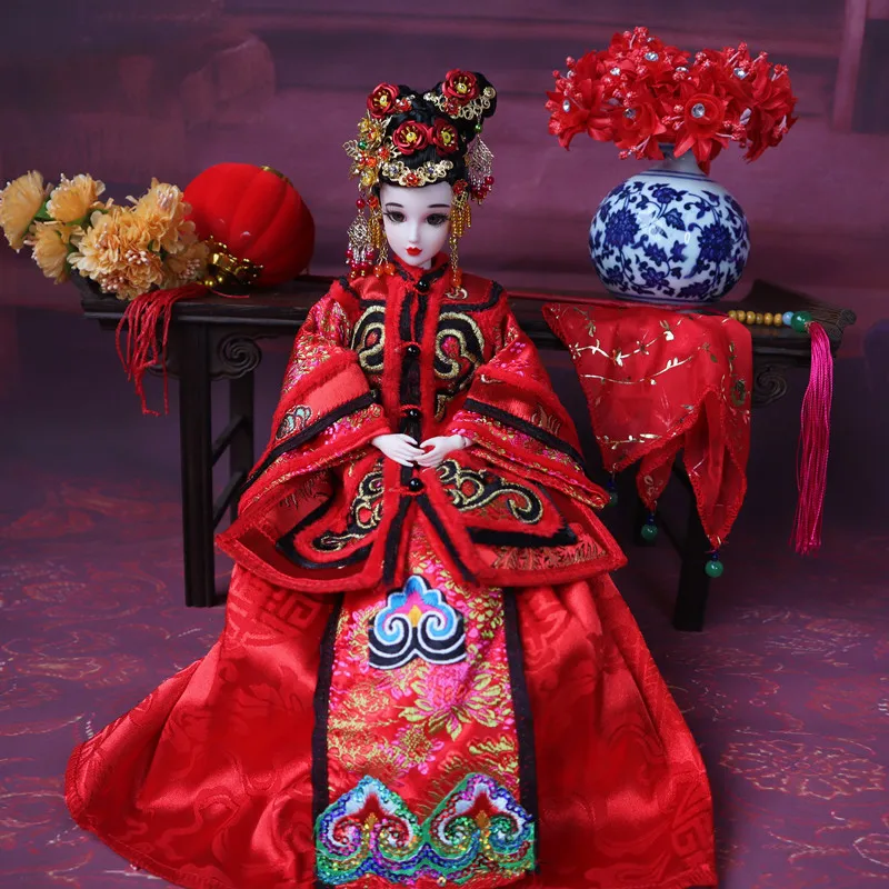 For Collection Emperor Gorgeous Pirnted Clothes +headdress Zl840