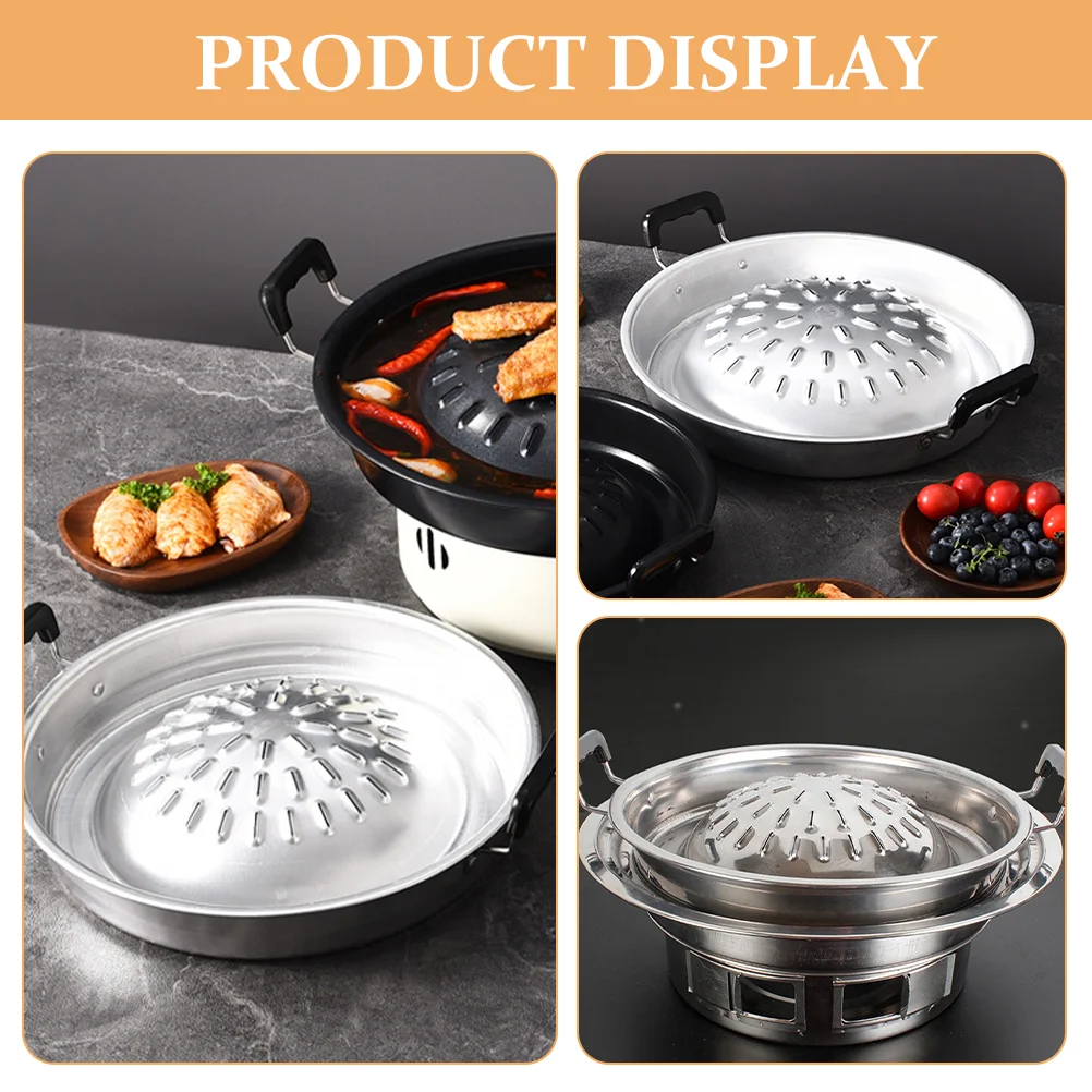 Гриль-плита корейская сковорода для барбекю угольный гриль поднос стойка