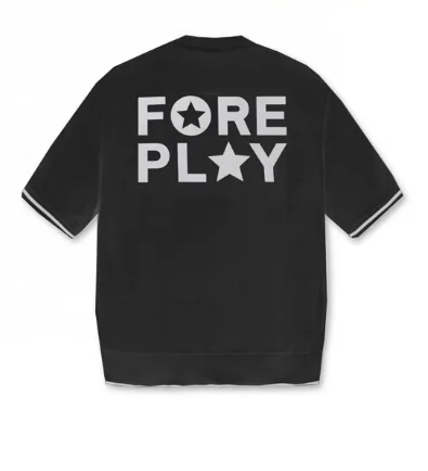 Golf wear 23 Summer Golf men's logo crew-neck mesh breathable short-sleeved T-shirt