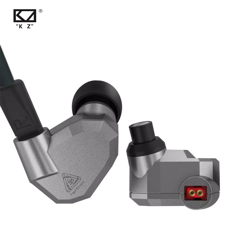 

KZ ZS5 Hybrid Earphones 2DD+2BA Dynamic Balanced Armature Sport Earphones Noise Isolating In Ear Headset HiFi Music Earbuds