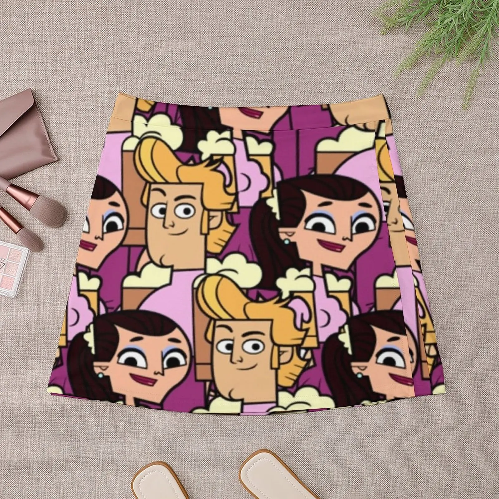 Total Drama: мини-юбка Jacques/Josee юбка в корейском стиле юбки для женщин