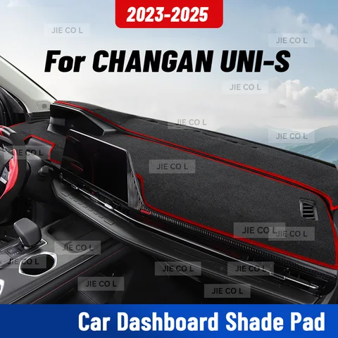 Для CHANGAN UNI-S 2023 2024 2025 автомобильный коврик для приборной панели с защитой от УФ-лучей, коврик для приборной панели, солнцезащитный коврик, защитные аксессуары для ковров