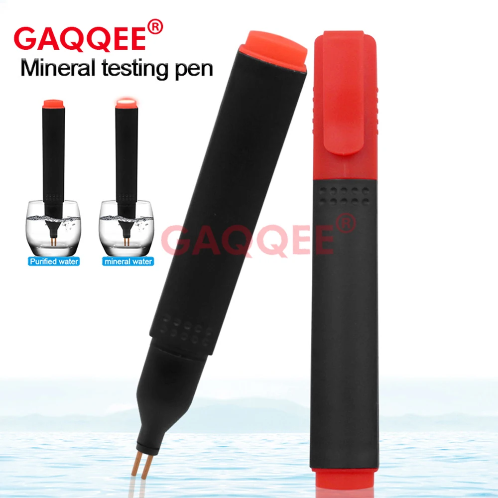 Gaqqee BIO Meter Tester Mineral Water Quality Mineral Test Pen P20 Conductive BIO Energy Tool TDS Tester 0-9990ppm ± 2% Accuracy