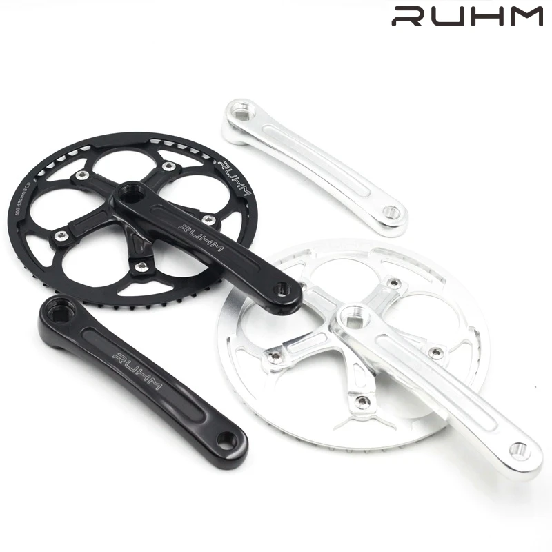 

Ruhm For Brompton Folding Bicycle Aluminum Alloy Tooth Plate 50T Square Hole BCD130 Crank Plate Tooth Plate 170MM Bicycle Parts