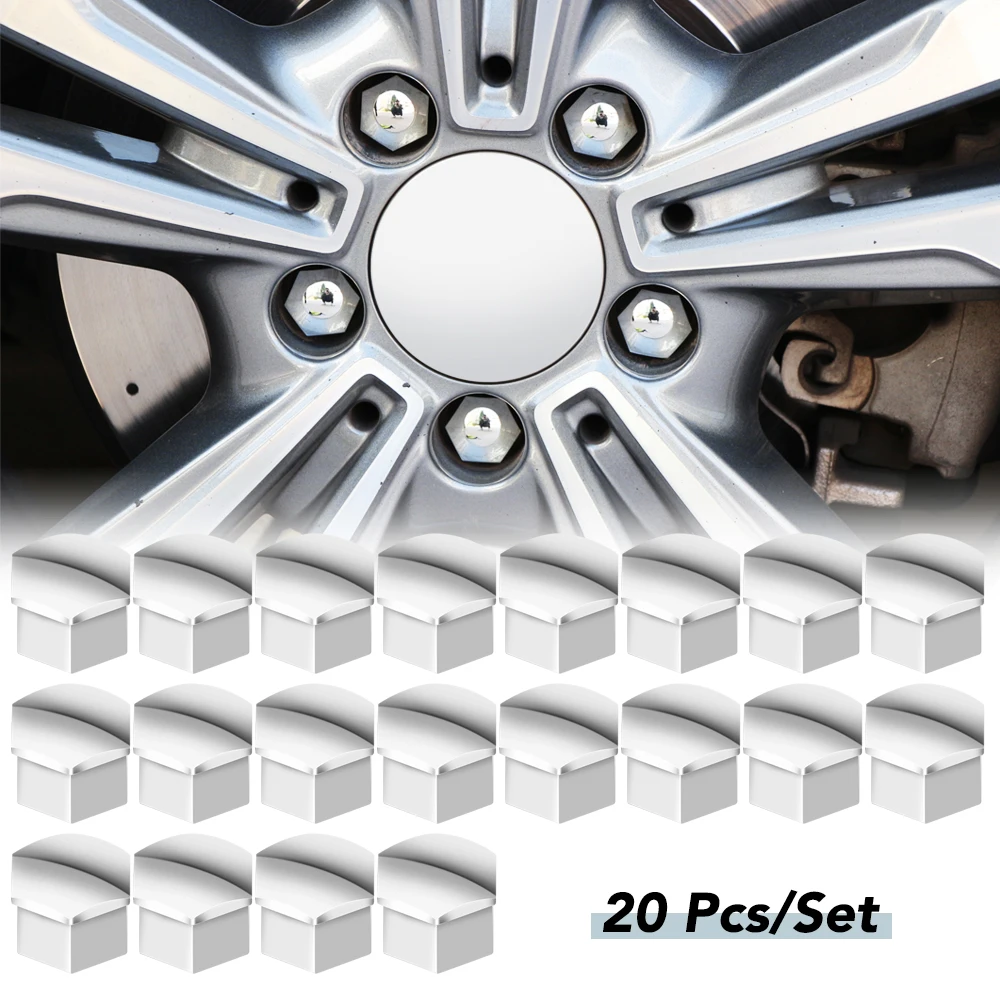 

Car Wheel Cover Hub Nut Bolt Covers Auto Tyre Cap 17mm For Renault Clio Logan Megane Koleos Scenic Dacia Duster kaptur fluence