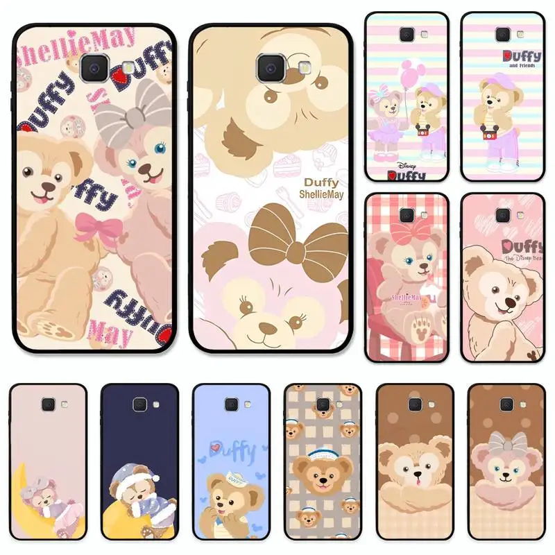 

Disney Cartoon Duffy Bear Shellie May Couples Phone Case for Samsung J 4 5 6 7 8 prime plus 2018 2017 2016 J7 core