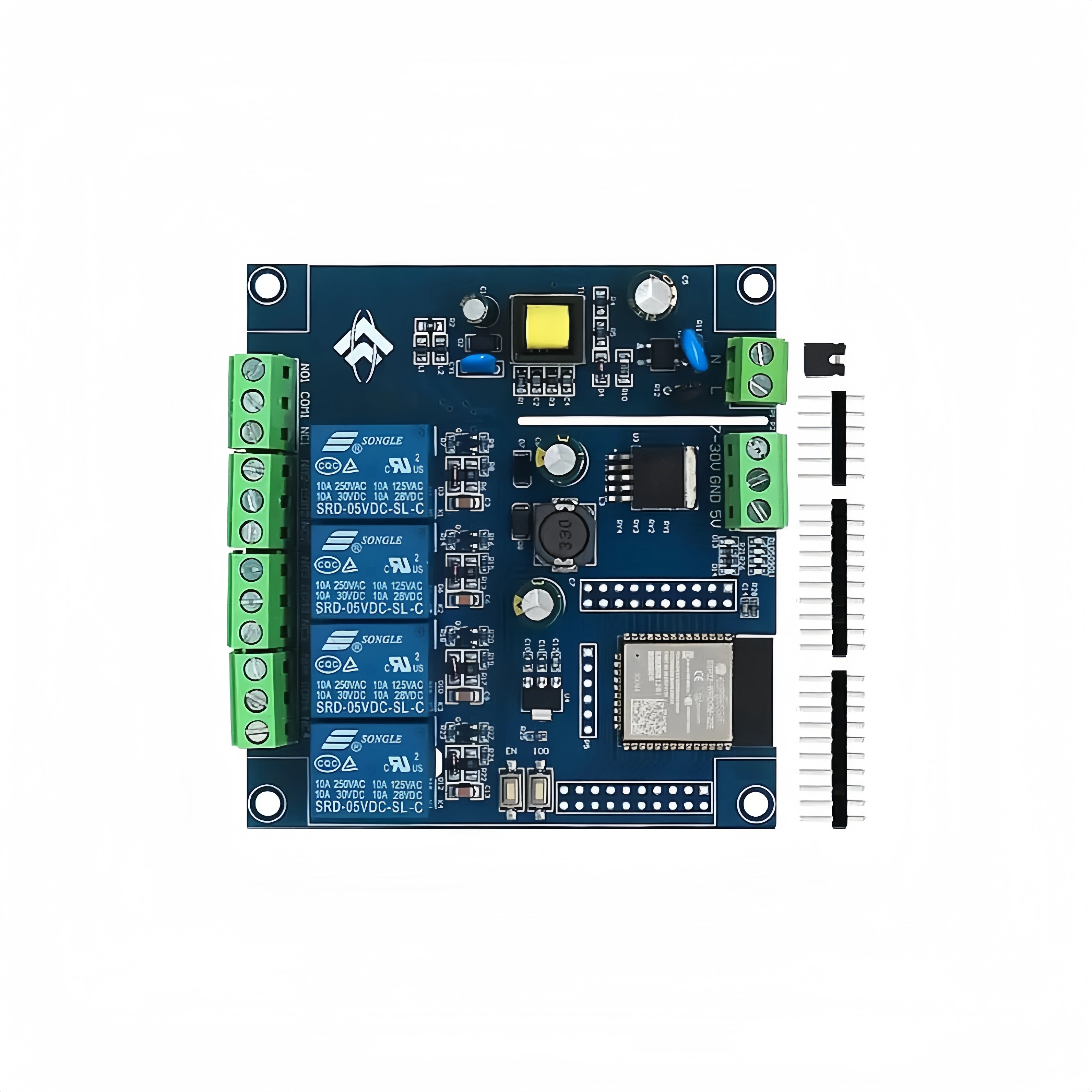Блок питания переменного/постоянного тока ESP32 WiFi Bluetooth ble 4-Канальный Релейный
