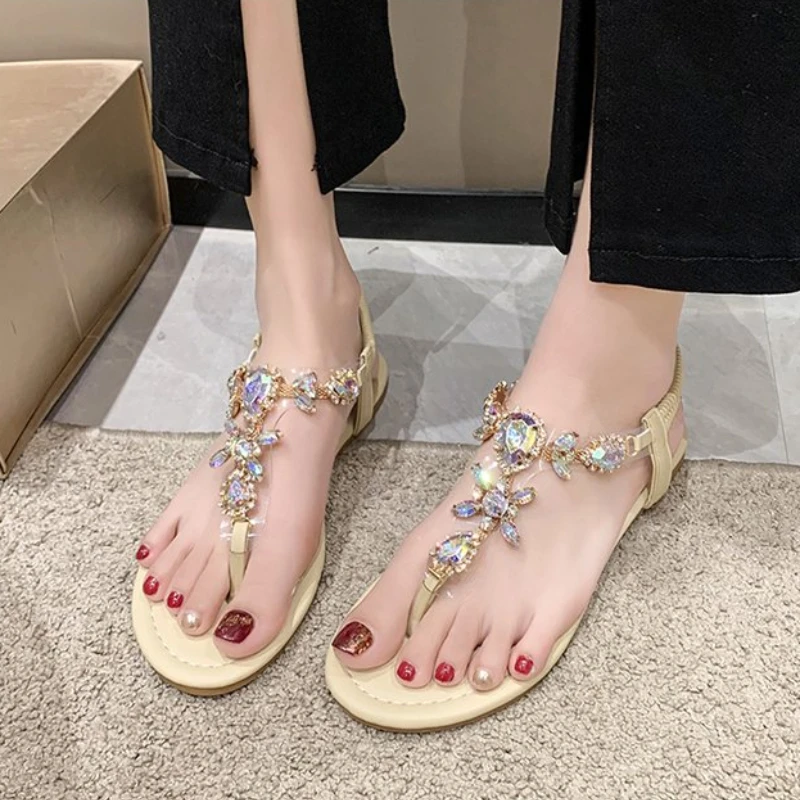 

Модные женские сандалии для 2023, роскошные женские пляжные сандалии на платформе, женская обувь, дышащая обувь в римском стиле