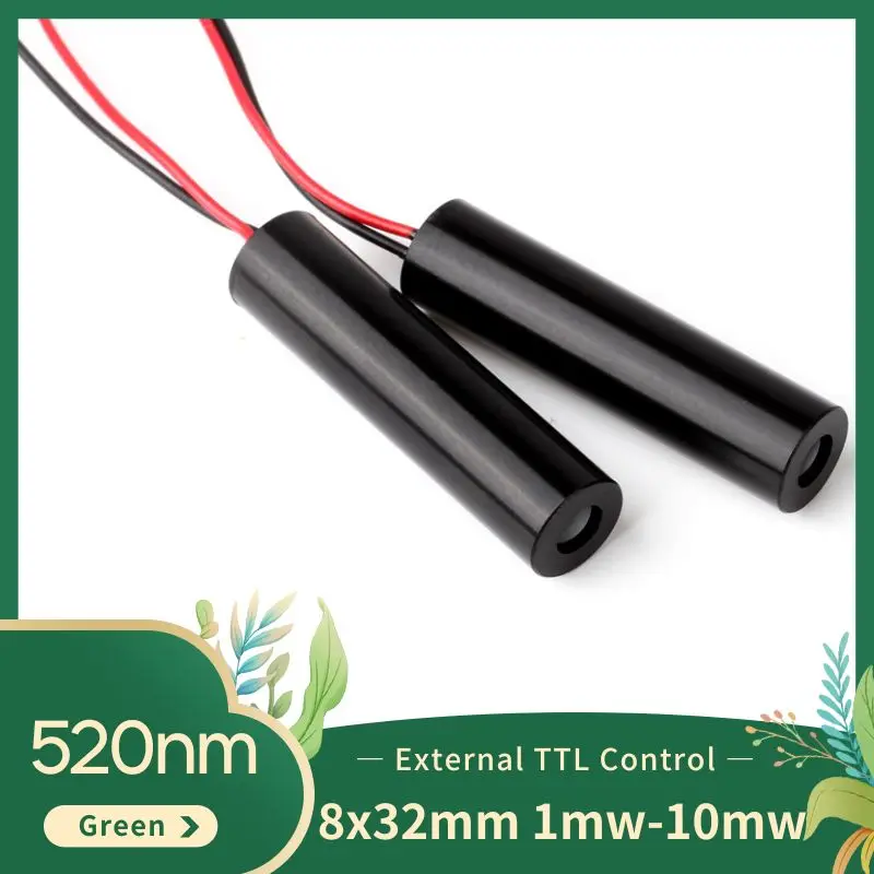 Внешний стеклянный объектив с TTL управлением 8x32 мм 520nm зеленый точечный Лазер 1