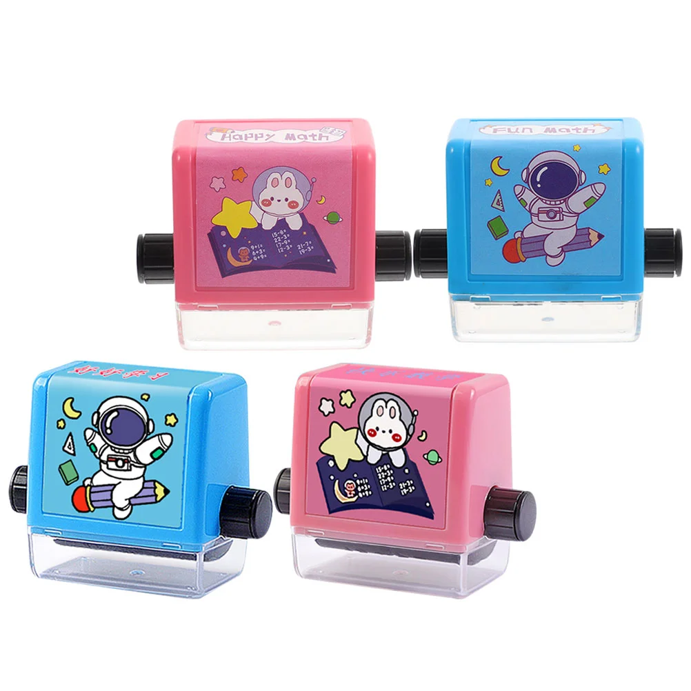 

Math Roller Stamp Small Learning Lovely Teaching Multiplication Division Kid Toys