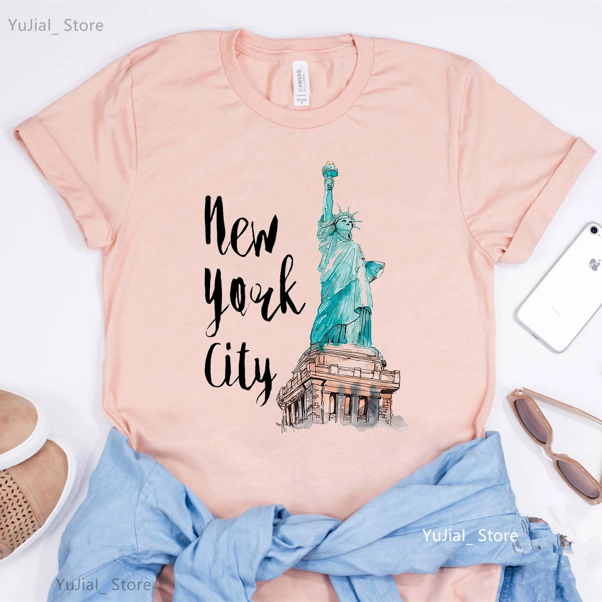 Футболка женская с принтом Сан-Франциско/Нью-Йорк/Лондон/Берлин/Мексика модная