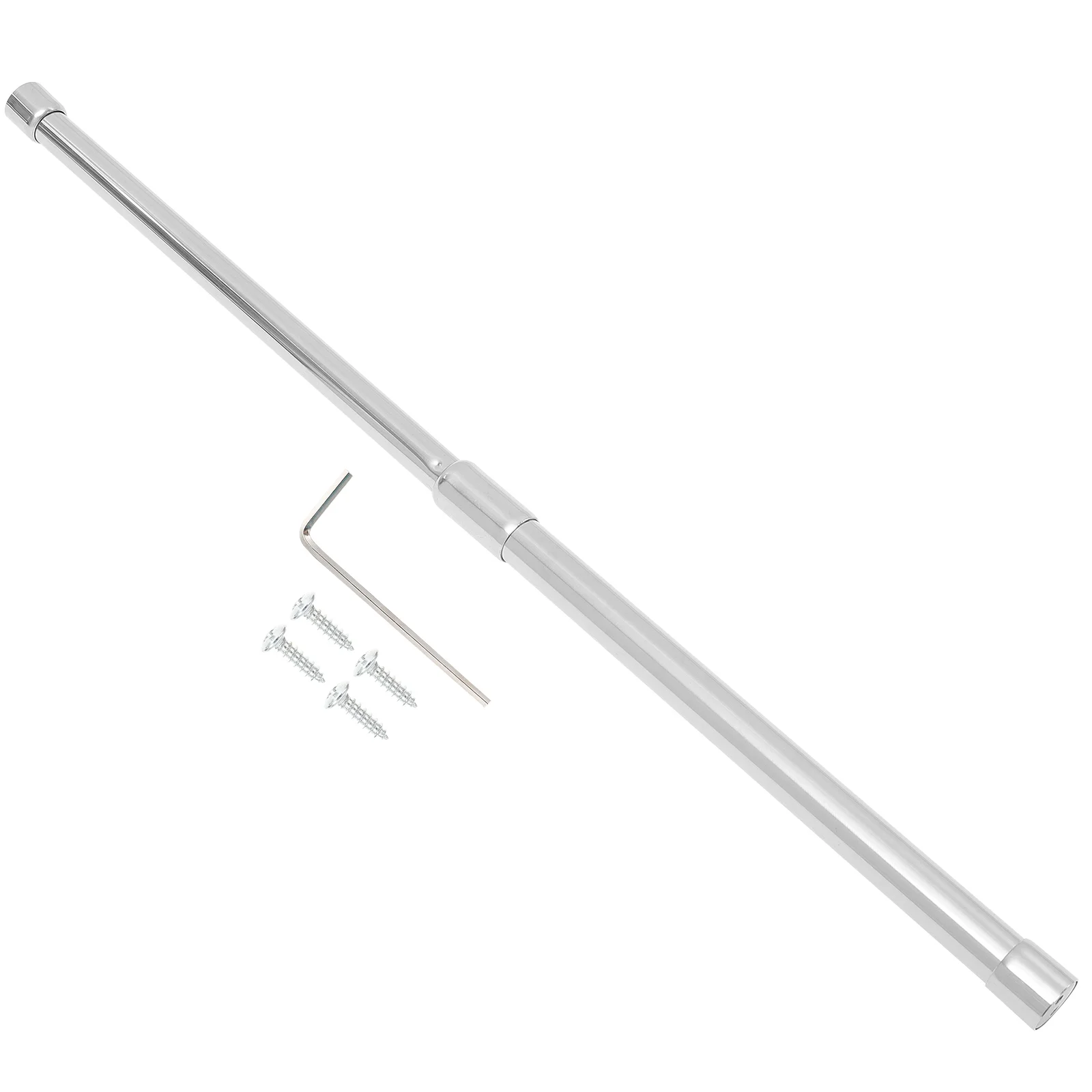 

Rod Wardrobe Closet Clothes Curtain Hanger Pole Tension Bar Rods Rail Adjustable Hanging Rack Shower Drying Clothing