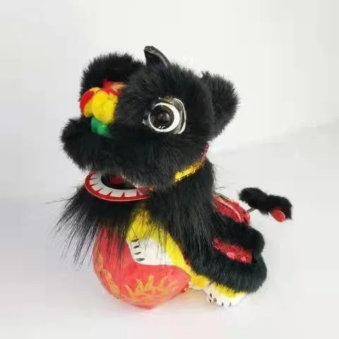

Chinese style handicraft gift little lion head lion doll
