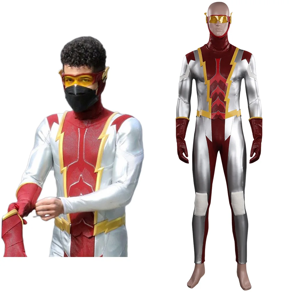 

Bart Allen Cosplay Costume S7 Impulse Jumpsuit Outfits Halloween Carnival Suit