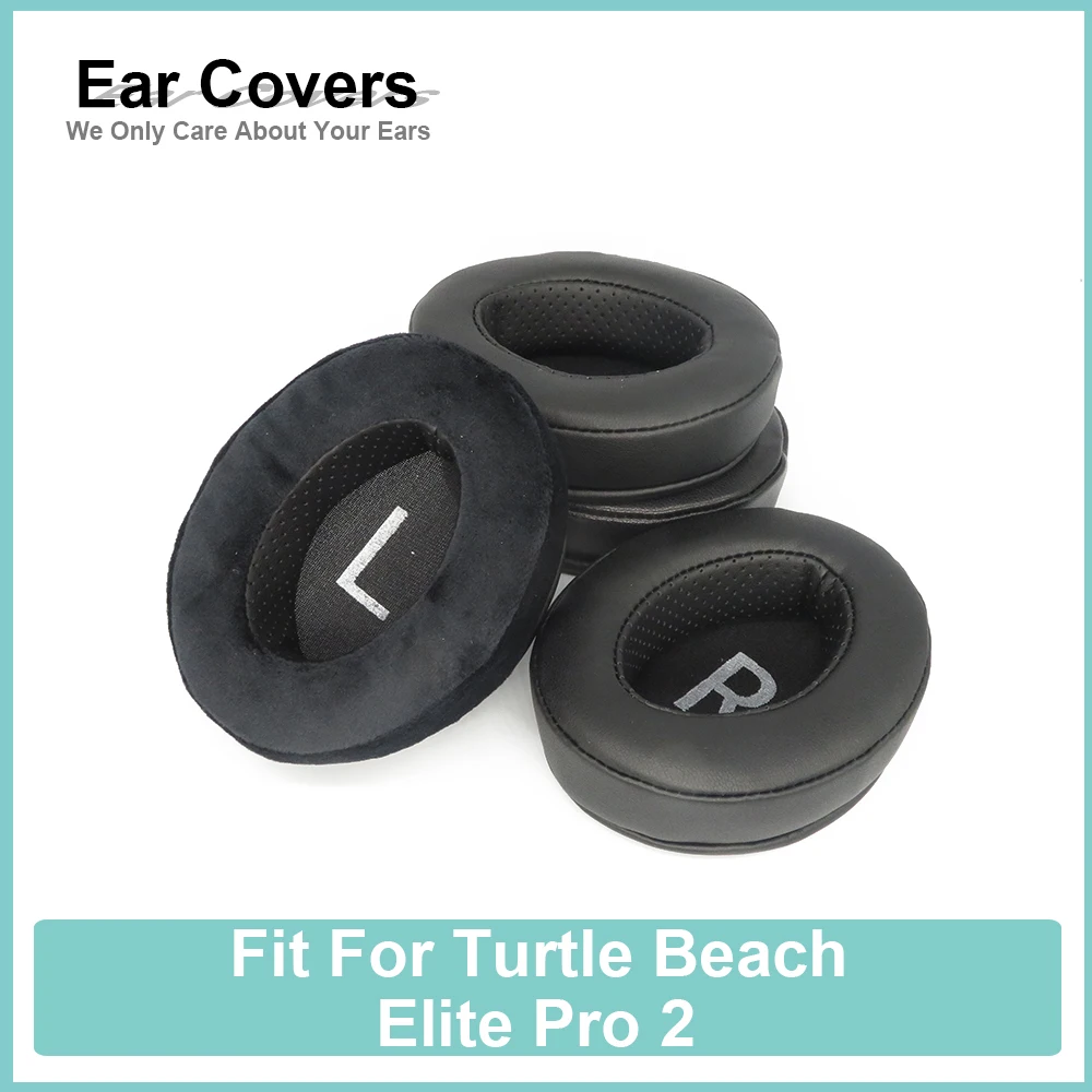 

Earpads For Turtle Beach Elite Pro 2 Headphone Earcushions Protein Velour Sheepskin Pads Foam Ear Pads Black