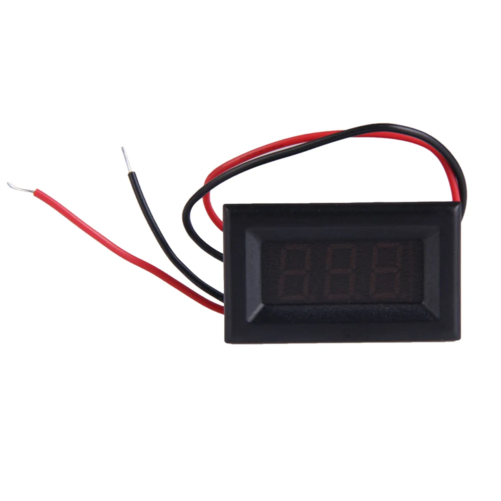 

Digital DC 2.5/3-40V Voltmeter Automobile Motorcycle Two Wire Voltage Meter