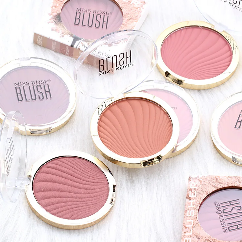 powder blusher color makeup monochrome matte brighten complexion rouge nude makeup natural beauty powder blusher cosmetics