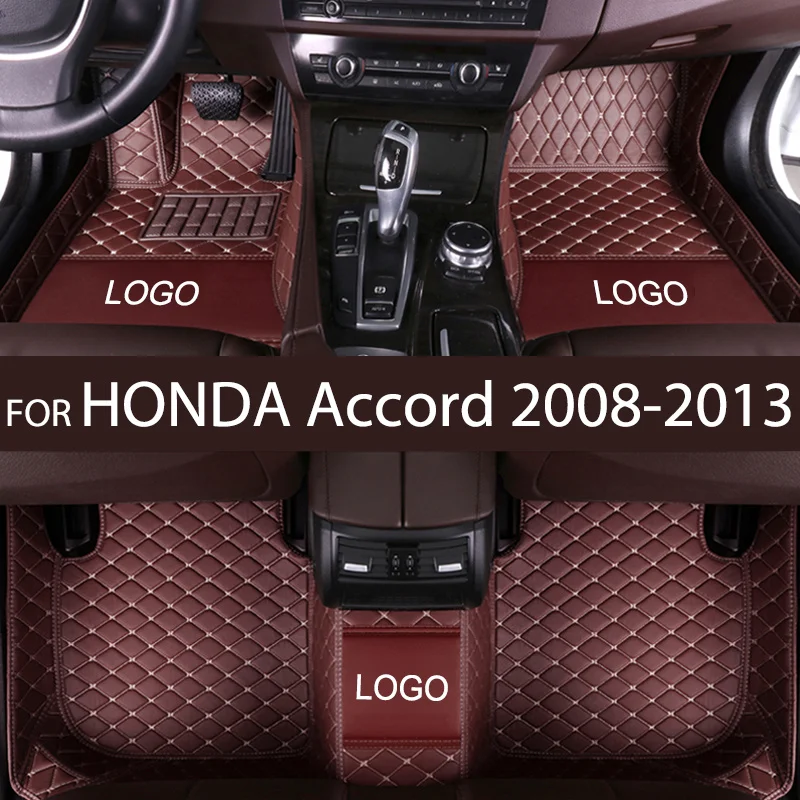 

APPDEE Car floor mats for Honda Accord 2008 2009 2010 2011 2012 2013 Custom auto foot Pads automobile carpet cover