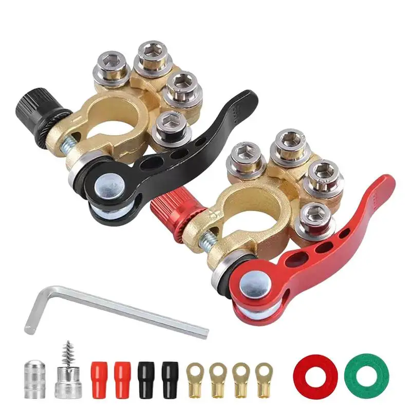 

Быстроразъемный патрон для автоматической батареи с зажимом, безопасный и надежный инструмент для ремонта мотоциклов, автомобилей, грузовиков, RVs