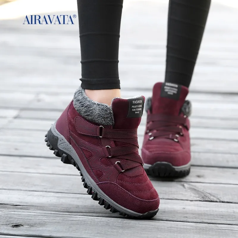 Women Winter Sneakers Light Comfortable Soft Casual Walking Shoes Velvet Warm Sports Boots Plus Non-slip Wear-resistant