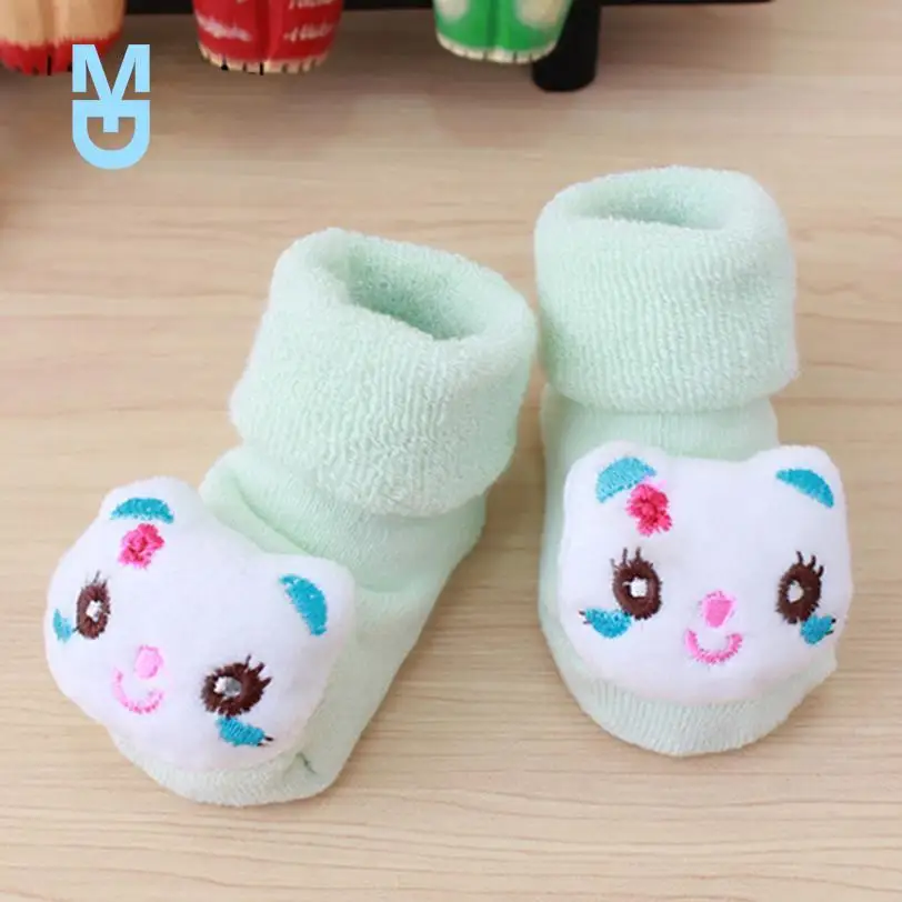 

New baby cartoon socks born Kids Baby Girls Boys Anti-Slip Warm Socks Slipper Shoes Boots x1001