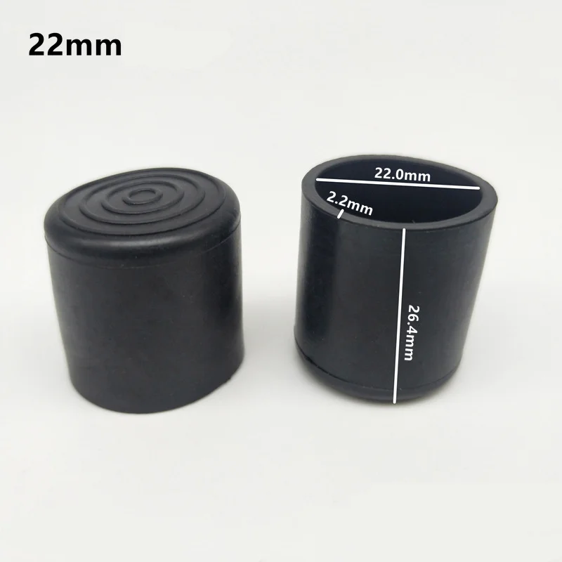 

Наконечники для ножек стула, Резиновые Нескользящие чехлы для мебели, черного цвета, 16 шт.