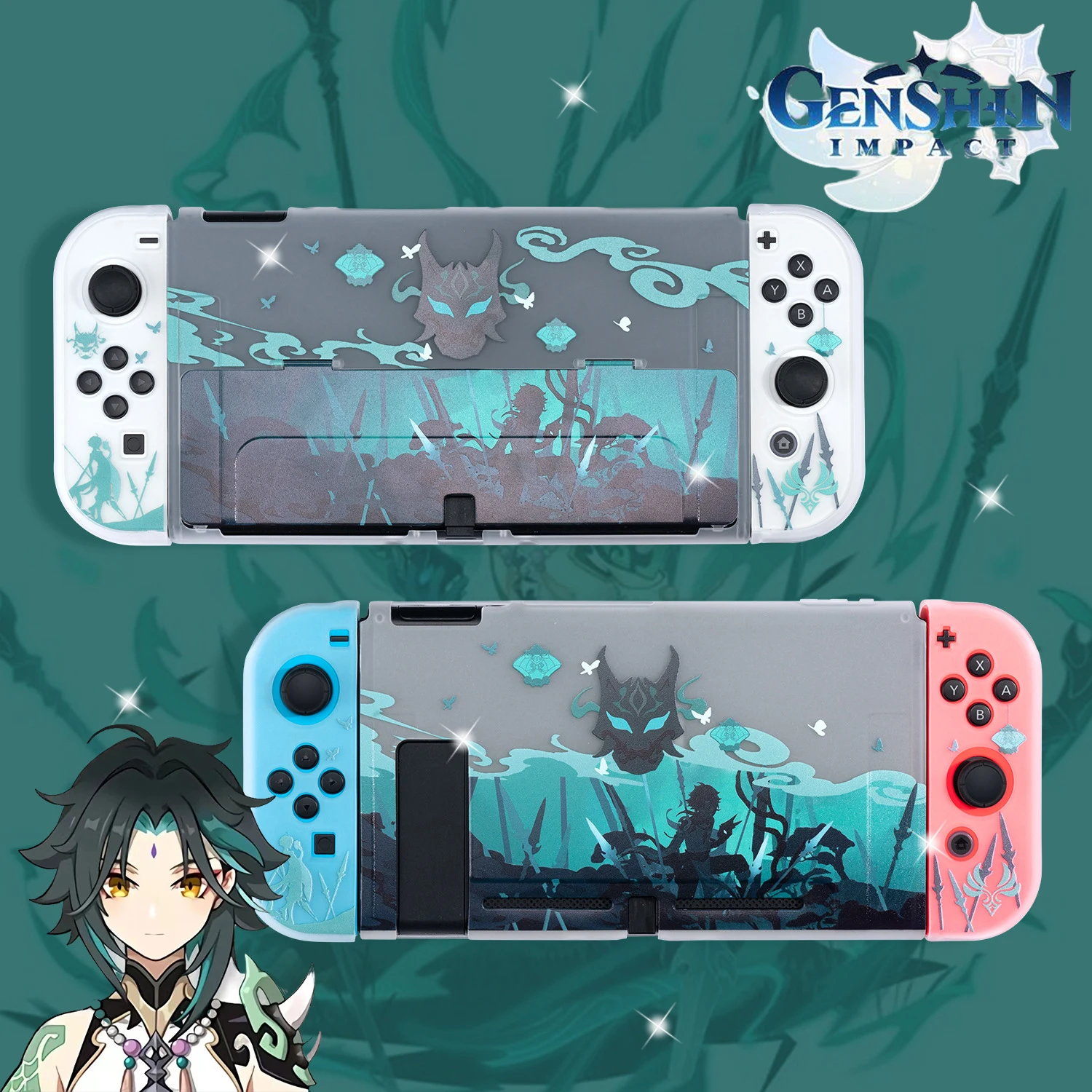 

Genshin Impact Funda Switch TPU All-inclusive Protection Case Soft Cover For Switch Controller Game Host Accessories Shell
