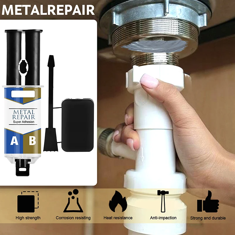 

Кастинговый клей AB для литья, промышленный теплостойкий ремонтный агент, 25/50 мл, Ремонтный агент, AB кастинговый клей pjop