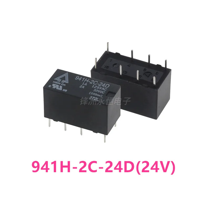 5 шт. HSIN DA реле 941H-2C-5D 941H-2C-12D 941H-2C-24D 8Pin 2A совместимое G5V-2 HK19F DC5V 12V 24V 4078 сигнальное