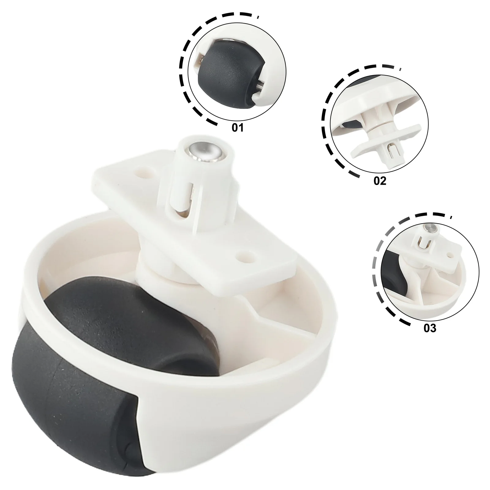 Переднее колесо пылесоса для Roborock S4 S6 PURE S5 MAX V E4 S7 S70 S75 аксессуары робота-пылесоса 1