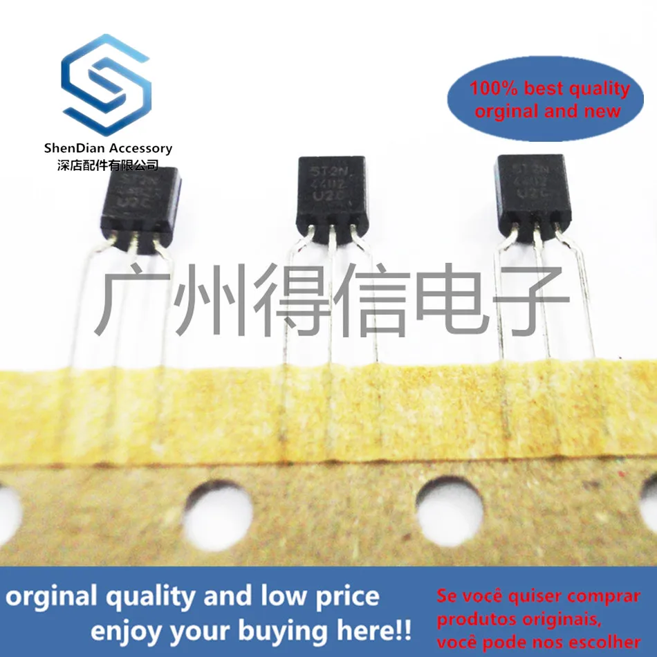 

10pcs 100% orginal new ST2N4402 2N4402 4402 Triode braided copper feet TO-92 real photo