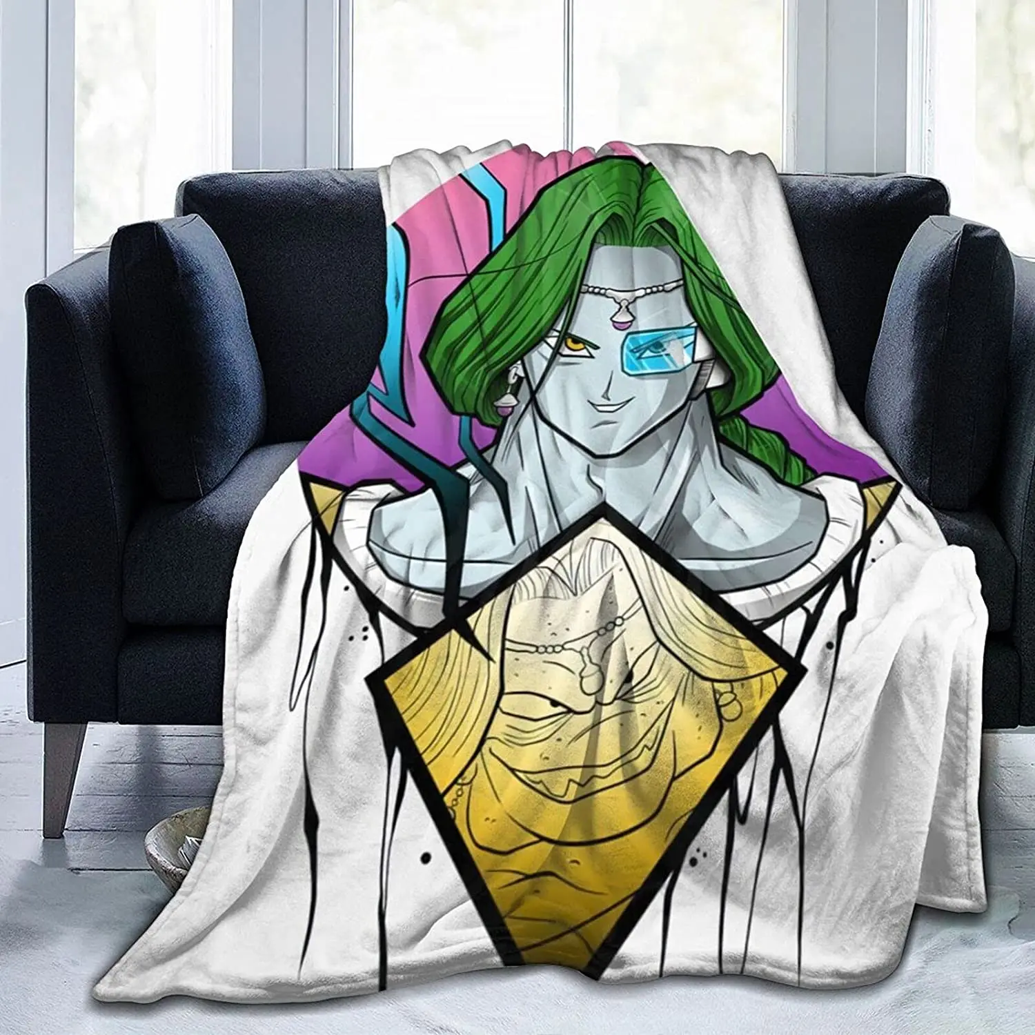 

Zarbon Fluffy Soft and Comfortable Blanket, Anime Warm Embrace of Sympathy
