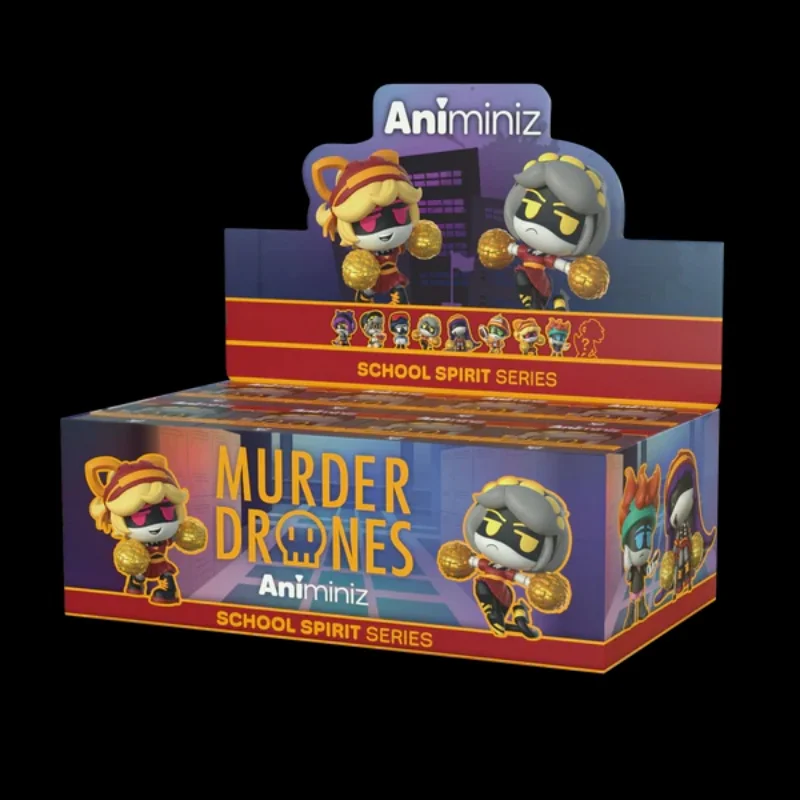 Фото Коллекционная фигурка-сюрприз Glitch Murder Drones из серии Animiniz School Spirit, декоративное украшение для взрослой коллекции №4