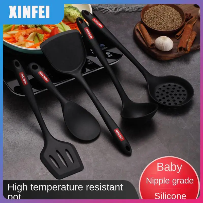 

Resistant High Temperature Non-stick Cookware Set Baking Tools Shovel Cooking Utensils Set Leaky Spoon Spatula Kitchenware