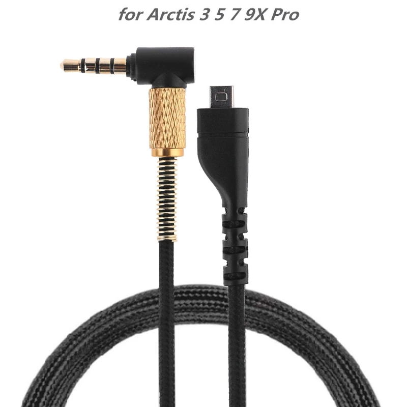 

Durable Gaming Headset Cable 78 inch Noise Canceling for Arctis 3 5 7 9X