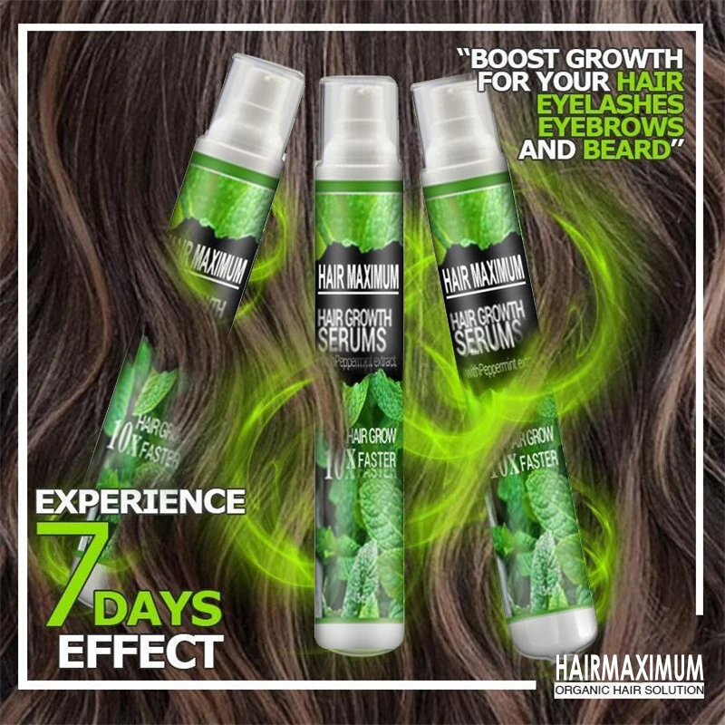 Three Scouts Hair Grower Hair Growth Essence Spray Hair Loss Treatment Serum Nourish Roots Fast Germinal Hair Care for Men Women