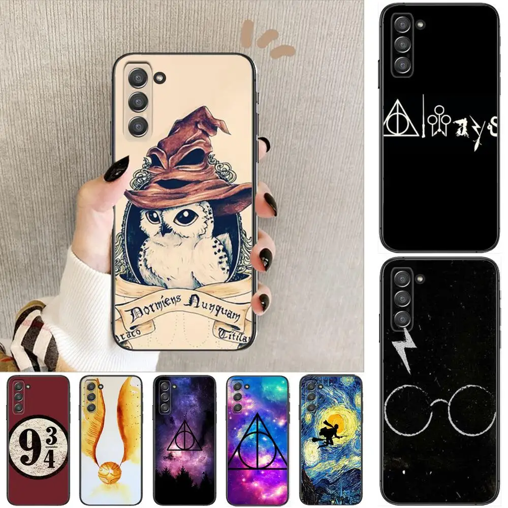 

Art Ring Potters Wand Harries Phone cover hull For SamSung Galaxy s6 s7 S8 S9 S10E S20 S21 S5 S30 Plus S20 fe 5G Lite Ultra Edge