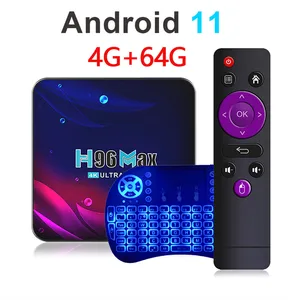 H96 MAX 4GB 64GB Smart TV Box Android 11 Android 10 Wifi TVBOX 4K H96MAX Media player Set top box 4GB 32GB 2GB 16GB