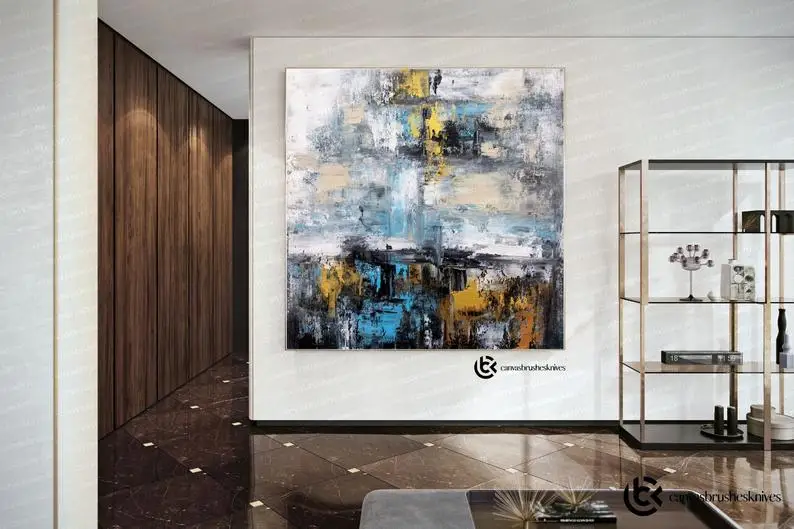

Large Paintings On Canvas - Home Decor Wall Art,Modern Abstract Painting,Textured Art,Oil Painting,Farmhouse Decor,Acrylic art